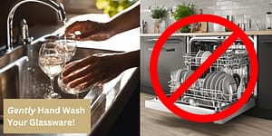gently wash your glassware